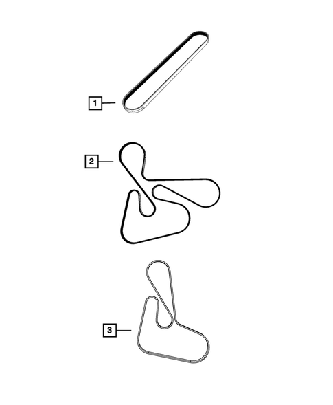 Drive Belts for 2007 Chrysler Sebring #0