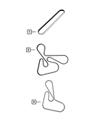 4891935AA - Cooling: Accessory Drive Belt for Mopar Image