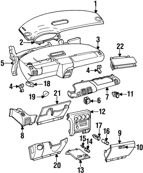 Switches for 1995 Dodge Neon #1