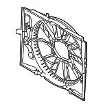 17427569921 - Cooling System: Fan Shroud for BMW: 528i, 528i xDrive, 528xi, 535i, 535i GT, 535i xDrive, 535xi Image