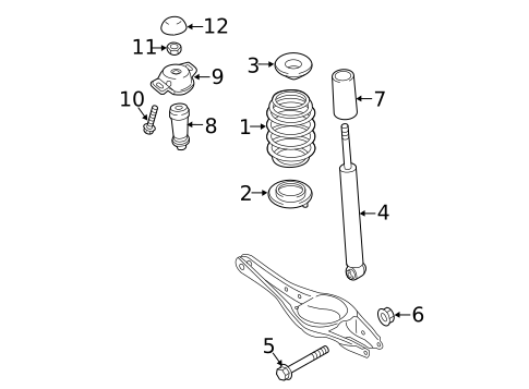 Shocks & Components for 2012 Volkswagen Jetta #16