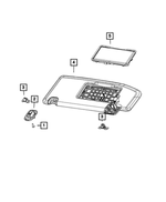 6ML71SA5AE - : Visor, Right for Mopar Image
