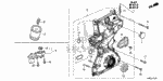 90009RNAA00 - Engine: BOLT, SPECIAL (8X65) for Honda Image