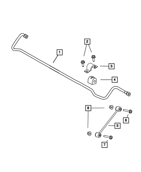Rear Stabilizer for 2012 Dodge Charger #0
