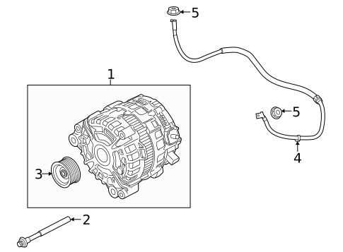 Alternator for 2022 Toyota GR Supra #0