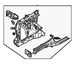64500AR000 - Body: Apron/Rail Assembly for Genesis: GV70 Image