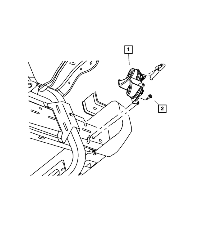 5026994AD - Electrical: Horn And Bracket for Mopar Image