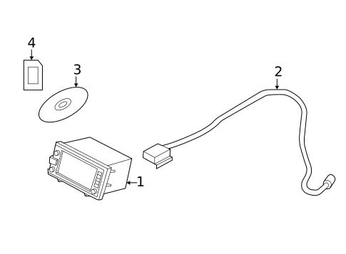 Navigation System Components for 2018 Nissan TITAN XD #0