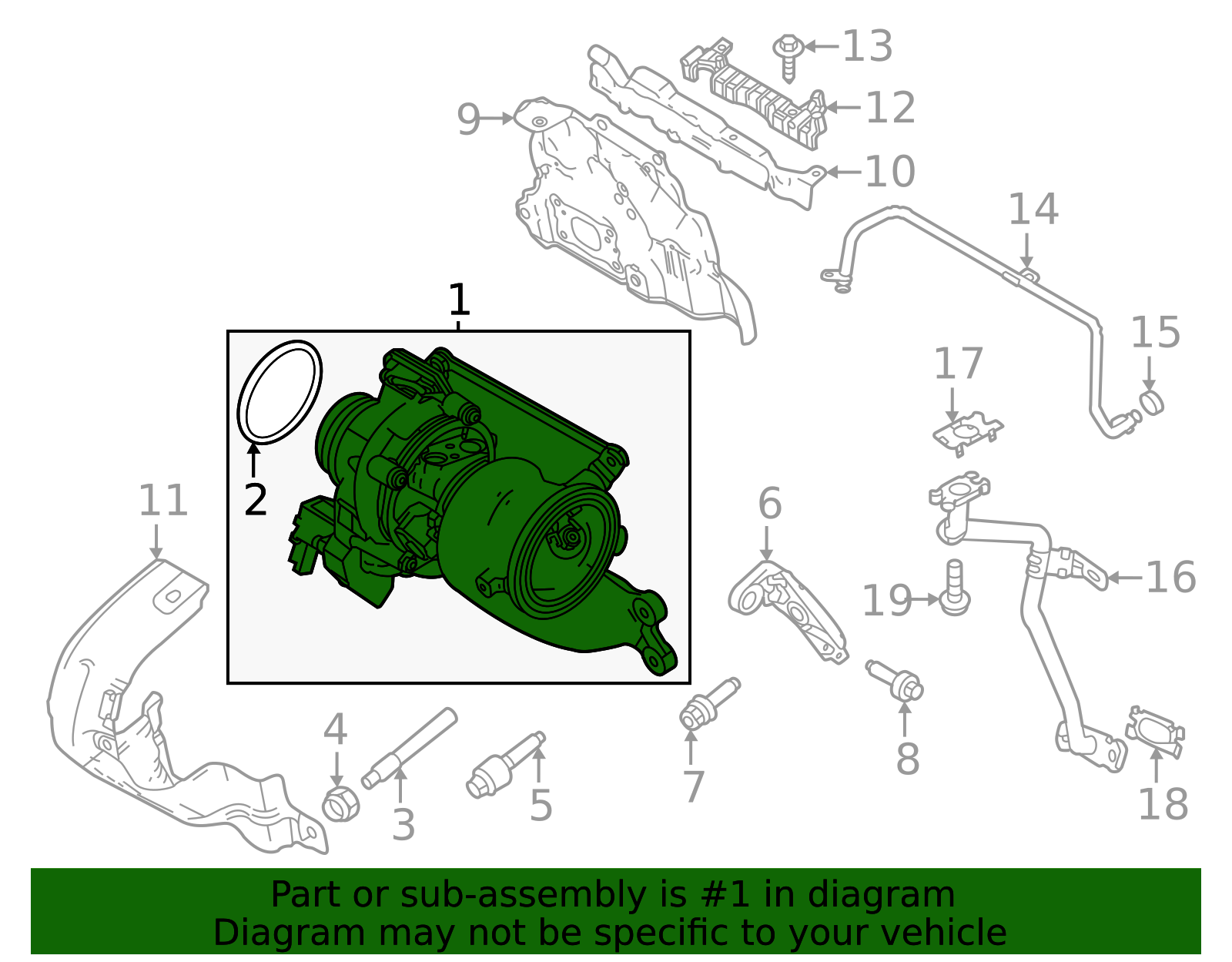 2022-2025 Volvo Exhaust Manifold 36010932 | TascaParts.com