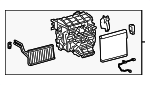 8705006870 - HVAC: AC &amp; Heater Assembly for Lexus: ES250, ES350 Image