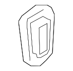 8889906280 - HVAC: Evaporator Core Grommet for Lexus: ES250, ES350, NX250, NX350, NX350h, RX350, RX350h, RX450h+, RX500h, TX350, TX500h, TX550h+ Image