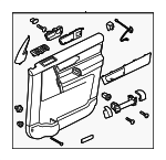 LR016878 - : Door Trim Panel for Land-Rover Image