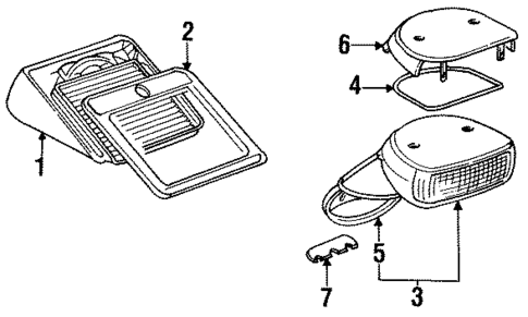 High Mount Lamps for 1992 Porsche 911 #0