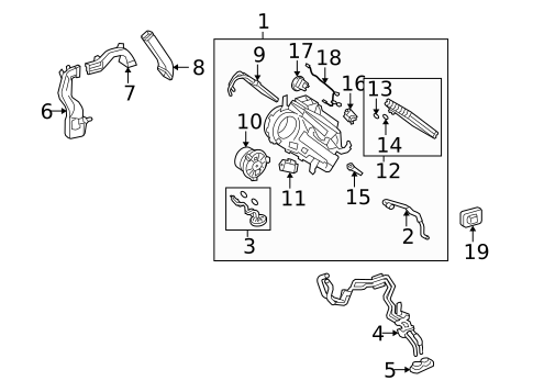Ducts for 2010 Toyota Highlander #3
