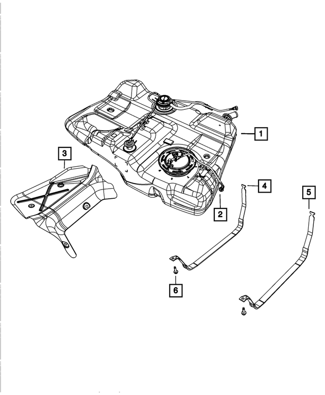 5171009AB - Fuel: Fuel Supply Tube for Mopar Image image