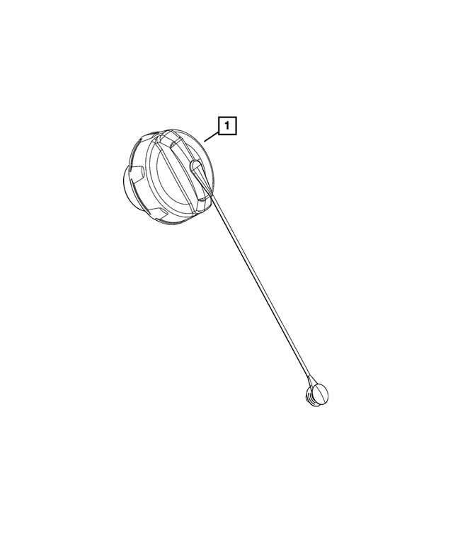 68412848AD - Fuel and Accelerator Pedal: Fuel Filler Cap for Mopar Image image