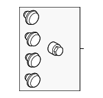 LR043820 - Suspension: Wheel Lock Kit for Land Rover: LR3, LR4, Range Rover, Range Rover Sport Image