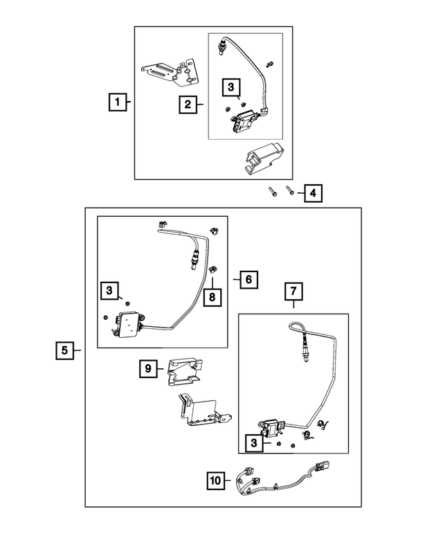 68250217AA - : Nitrous Oxide Sensor for Mopar Image