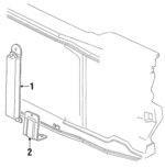 15567649 - Cooling System: Power Steering Cooler Bracket for Chevrolet: C1500, C2500, C3500, K1500 Pickup, K2500 Pickup, K3500 Pickup | GMC: C1500 Pickup, C2500 Pickup, C3500 Pickup, K1500 Pickup, K2500 Pickup, K3500 Pickup Image