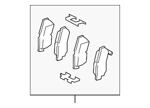 583023FA02 - : Brake Pads Rear for Kia: Amanti Image