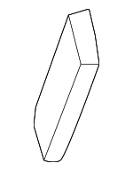 C2P22197LML - Body: Lmp Washer Cover for Jaguar: F-Type Image