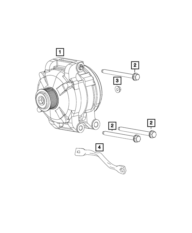 « 6502720 – Electrical : Collerette Hexagonale De Blocage Ecrou, Montage pour Mopar Image »