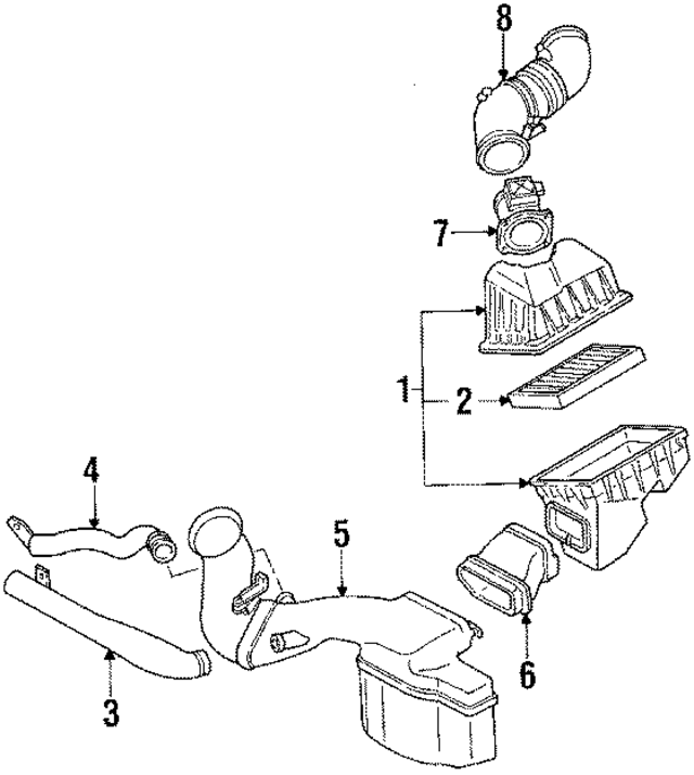 1650067U00 - Engine: Air Cleaner Assembly for Infiniti Image