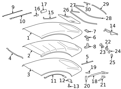 Cover & Components for 2007 Mercedes-Benz CLK63 AMG #1