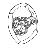 32335A95150 - Steering: Steering Wheel for BMW: i5 Image