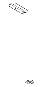 8W0881439B - Body: Pad for Audi: A5 Quattro, A5 Sportback, RS5, RS5 Sportback, S4, S5, S5 Sportback Image