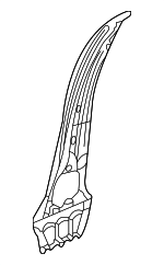 64621T20305ZZ - Body: Inner Center Pillar for Acura Image