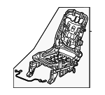 81126TK8A61 - Body: Seat Frame for Honda Image