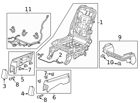 Tracks & Components for 2011 Honda Odyssey #4