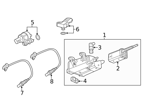 Sensors for 2015 GMC Terrain #0