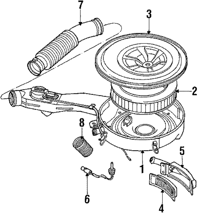 MD086434 - Engine: Air Charge Temperature Sensor for Mopar Image