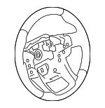 LR167658 - Body: Steering Wheel for Land Rover: Discovery Sport, Range Rover Evoque, Range Rover Velar Image