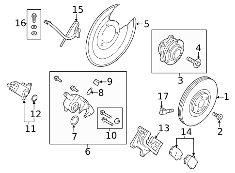 Rear Brakes for 2019 Volvo XC90 #7