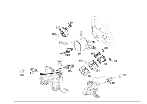 Switch for 2014 Mercedes-Benz E250 #0