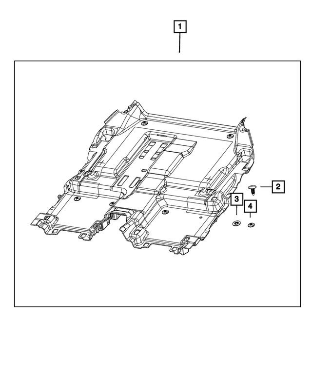 6LF86WA6AC - Interior Trim: Rear Floor Carpet for Mopar Image