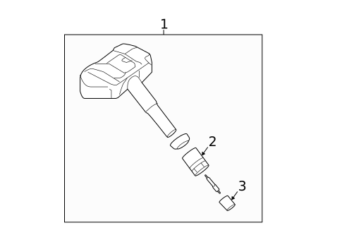Tire Pressure Monitor Components for 2022 INFINITI Q50 #0