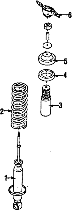 thumbnail image 2 of Set Of 4 Complete Shock Struts With Coil Springs For 2004-2005 Subaru Forester 2 of 6