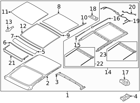 Sunroof for 2013 Hyundai Tucson #0