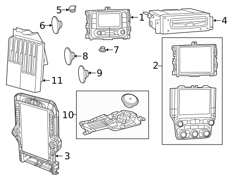 Antenna & Radio for 2022 Ram 3500 #0