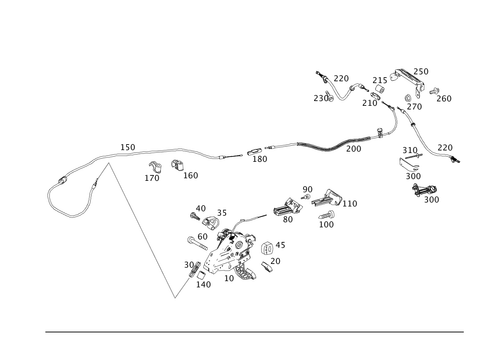 Foot-Operated Parking Brake for 2013 Mercedes-Benz E400 #0