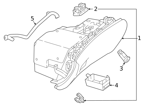 Glove Box for 2022 Mercedes-Benz CLS 450 #0