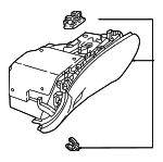 23868035001D29 - Body: Glove Box for Mercedes-Benz Image