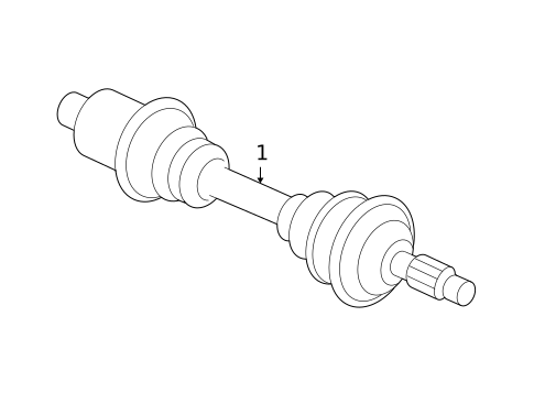 Drive Axles for 2005 Chevrolet Malibu #1