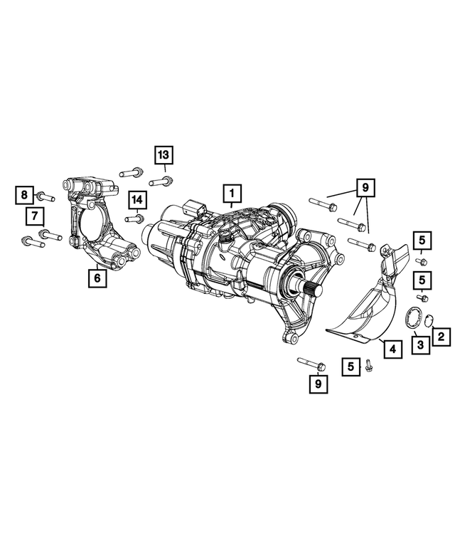 68292771AD - Transfer Case and Power Transfer Unit: Power Transfer Unit for Mopar Image