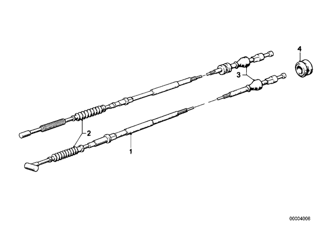 32732324958 - : Clutch Cable for BMW-Motorrad Image