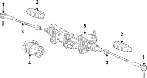 Steering Gear & Linkage for 2016 GMC Sierra 1500 #1